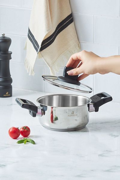 Karaca Senna Induction Bottom Steel Pot 16 Cm 1.6 Lt