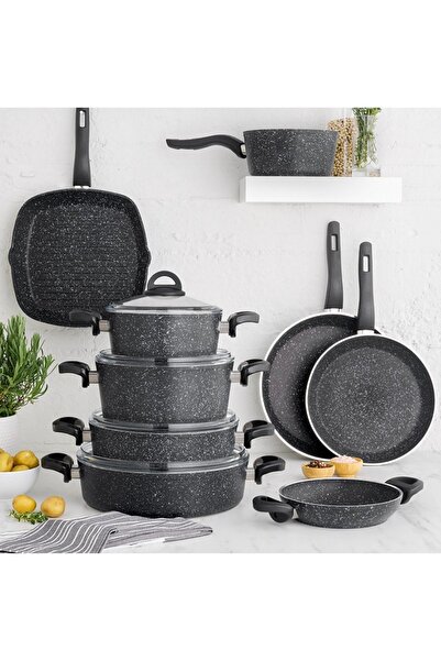 Karaca Dark Stone Bio Granite Milk Bowl 18 Cm