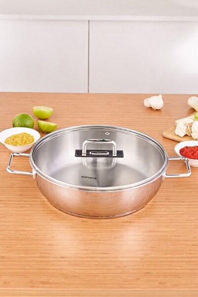 Karaca Grace Indüksiyon Tabanlı Çelik Karnıyarık Tencere 28 Cm 4.5 lt