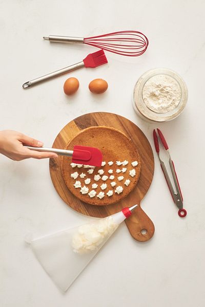 Karaca Cake 10 Piece Cake Serving Utensil Red