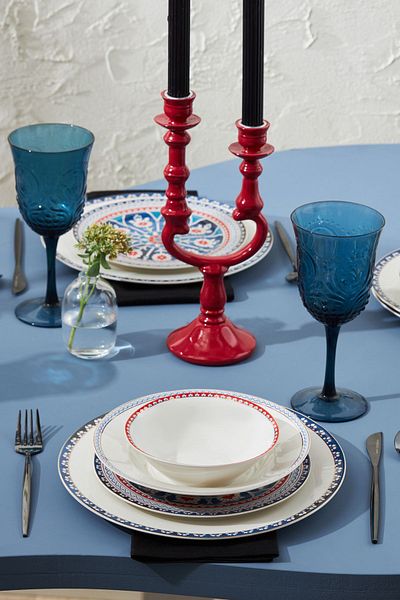 Karaca Elegance Bone Ancient 24-Piece Dining Set for 6 People