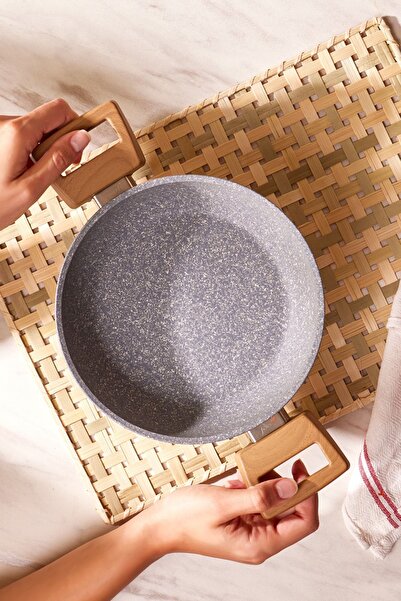 Karaca 20 Cm Silver Stone Bio Granite Pan