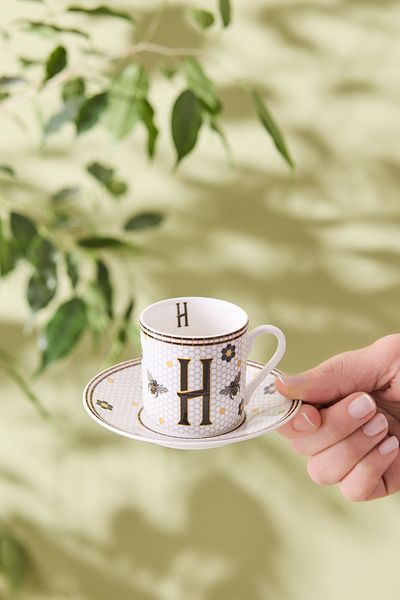 Karaca Letter H Coffee Cup 80 ml