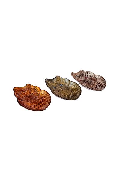 Karaca Owl 3 Piece Dessert Set