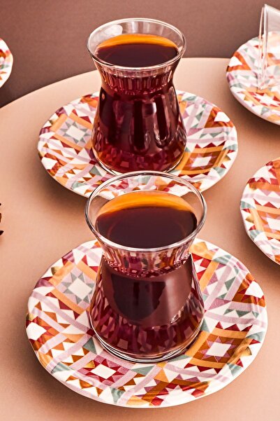 Karaca Lindo 12 Parça 6 Kişilik Çay Seti