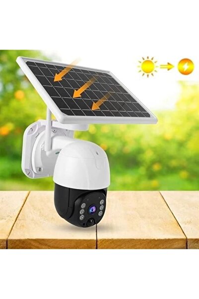HEPBİMODA Solar Panelli Su Geçirmez Uyumlu Güneş Enerjili Gece Görüş Destekli...