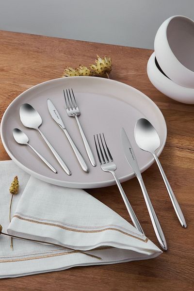Karaca Flow Elegance 84 Piece Cutlery Set for 12 Persons