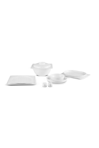 Karaca Fine Pearl Extra Bess 62 Parça 12 Kişilik Yemek Takımı