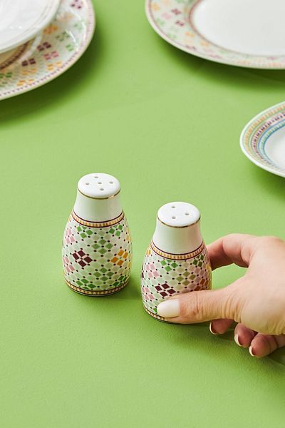 Karaca Block Salt and Pepper Shakers