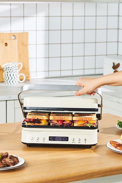 Karaca Presto 2 in 1 Digital 2009 Grill and Toaster 6 Slices 2000W