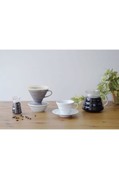 Hario V60 02 Gray Ceramic Dripper