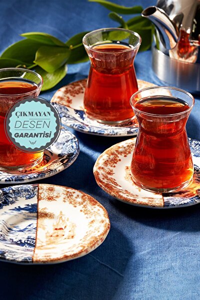 Karaca Blue Coffee 12 Parça Çay Seti