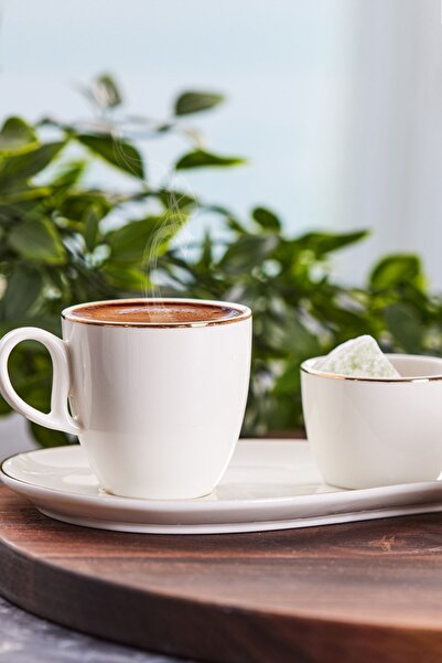 Karaca Leaf 2-Person Coffee Cup Set 70 ml