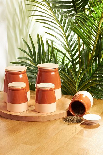 Karaca 5 Pieces New Lucas 5 Pieces Spice Set New Ceramic