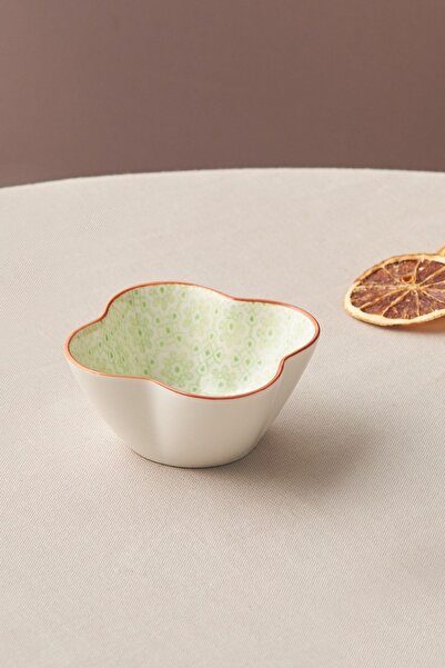 Karaca Floral Yeşil Yonca Çerezlik 10 Cm