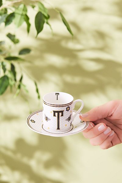 Karaca Letter T Coffee Cup 80 ml