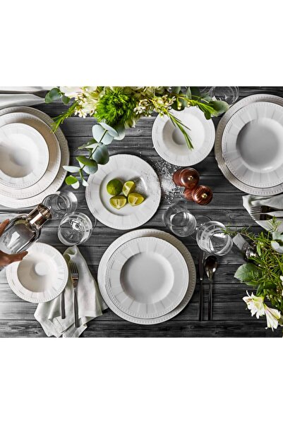 Karaca Platinum 24 Parça 6 Kişilik Yemek Takımı