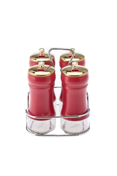 Karaca Gold Berry 5 Piece Glass Spice Set