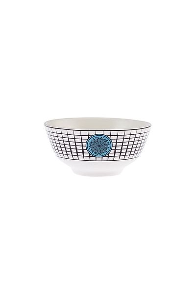 Karaca Paye Seljuk Series Blue Porcelain Snack Bowl 12 cm