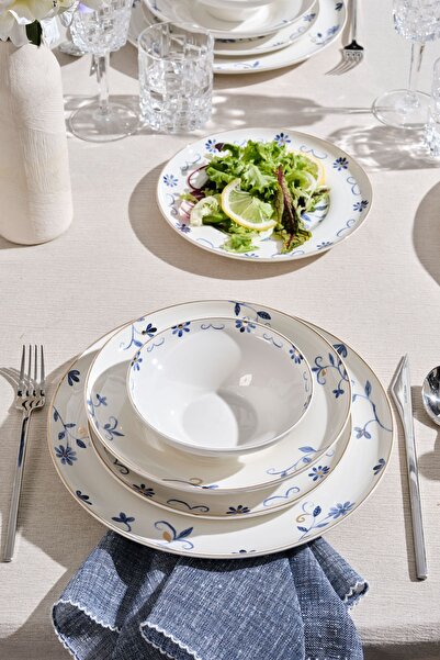 Karaca Elegance Bone Elit 24 Parça 6 Kişilik Yemek Takımı