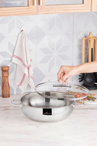 Karaca Galaxy Steel Pot 30 Cm 6.0 Lt