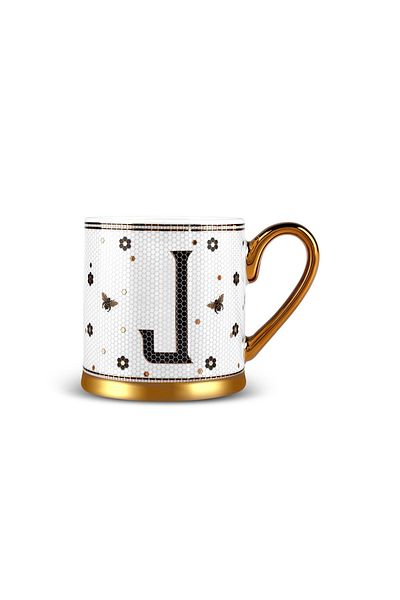Karaca 330 ml Mug with Letter J