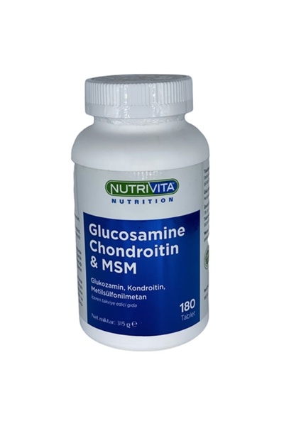 Nutrivita Nutrition Glucosamine Chondroitin Msm 180 Tablet