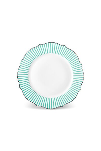 Karaca New Romantic Thin Line Serving Plate 27 cm Green