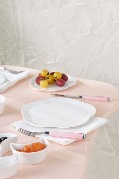 Karaca Forever Bone Rolly 18 Piece Breakfast Set for 6 People