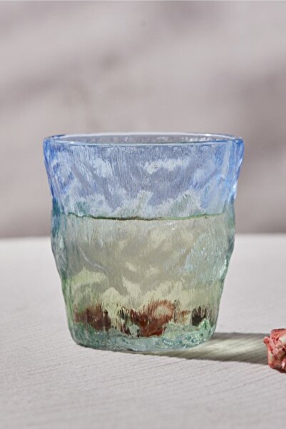 Karaca Glacier Tekli Su Bardağı Mavi Yeşil 287 ml