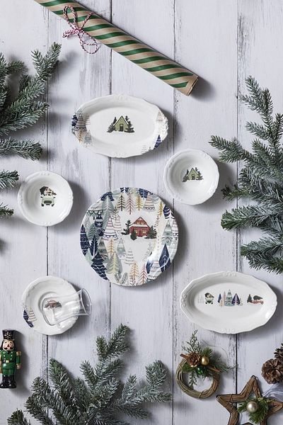 Karaca Mountain Stoneware 26 Piece Breakfast Set for 6 People