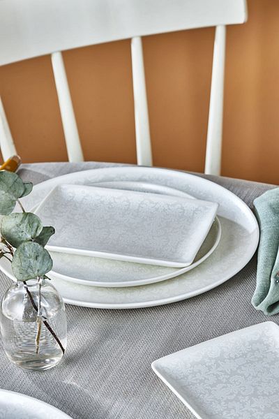 Karaca Minerva 18 Pieces New Bone Dining Breakfast / Service Set for 6 Persons