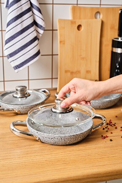 Karaca Biogranit Nare - 6 Piece Blue Sahan Set