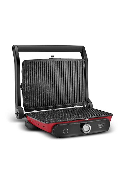 Karaca Gastro Grill Glass Premium 2400w Toaster and Grill Machine Cranberry
