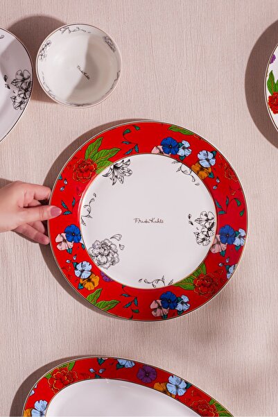 Karaca Frida Servis Tabağı Kırmızı 27 cm