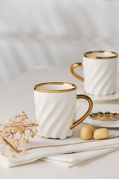 Karaca Set of 6 Coffee Cups Set 80 ml