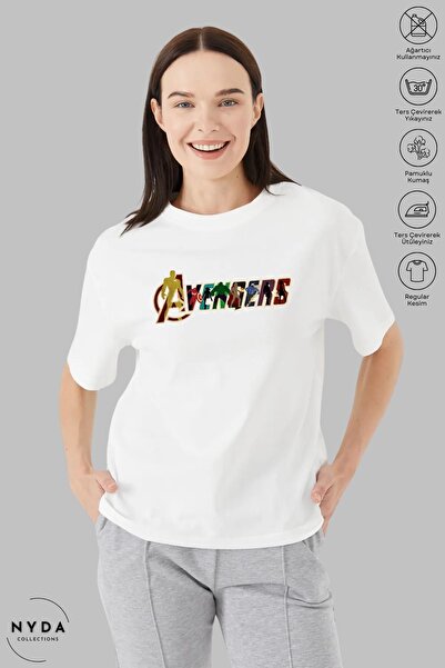 Nyda Collections Унісекс оверсайз футболка з велосипедним коміром, бавовна, з...