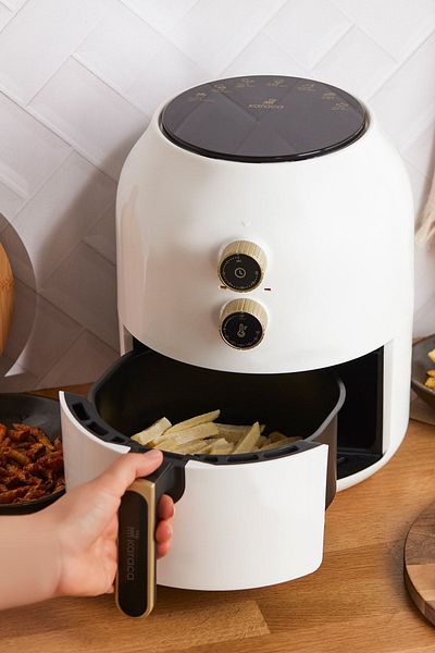 Karaca Friteuză Multifry cu o singură tigaie albă fără ulei 3,5 L