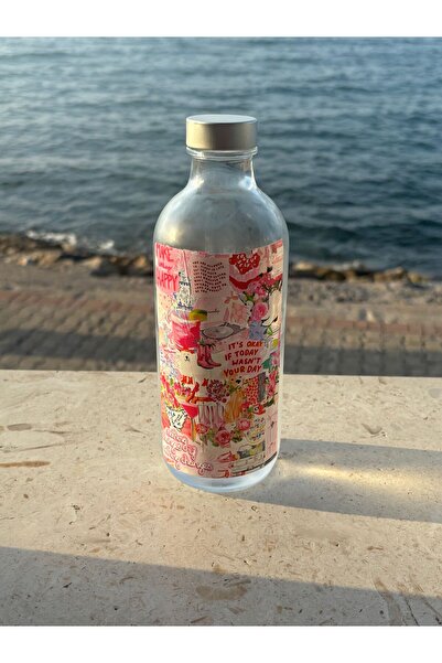 page journals Pembe kolajlı su şişesi