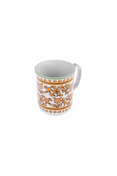 Karaca Paye Seljuk Series Yellow Porcelain Mug 340 ml