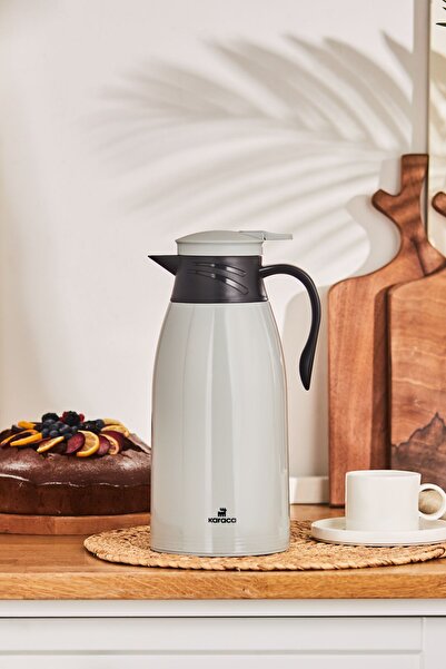 Karaca Bella Sızdırmaz Termos 1,7 Litre Bej