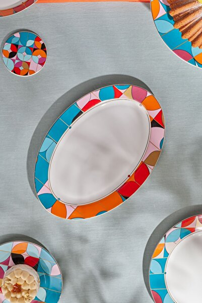 Karaca Frolic Kayık Tabak 36 cm