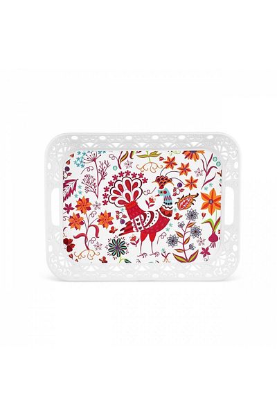 Apricot Eftelya Rectangular Tray 41 cm