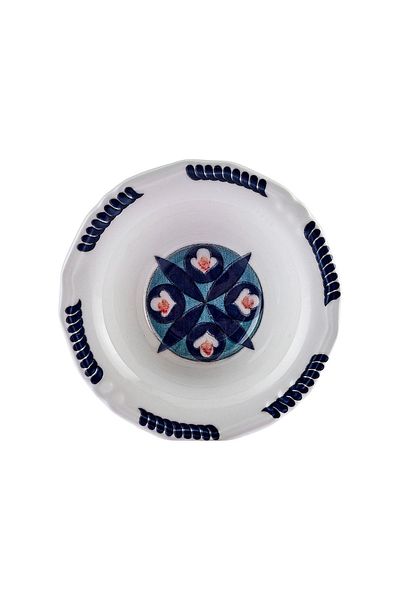 Karaca Seljuk Series Mai Flower Snack Bowl - 12 Cm