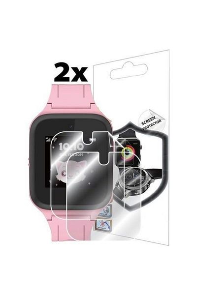 ECRMOBILE Tcl Alcatel Movetime Mt40/mt40x Smart Children's Watch Screen Protector (2 Pieces) Compatible