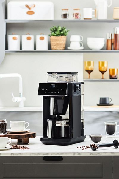 Karaca Coffee Artisan 01 - Filter Coffee Machine with Grinder and Grinder