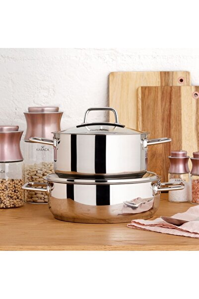 Karaca Galaxy Steel Stew Pot 24 Cm 3.0 Lt