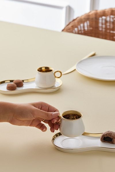 Karaca Delon Coffee Cup Set for 2 Persons 100ml