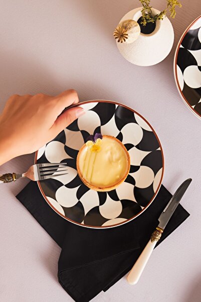 Karaca Silvia 6 Piece Porcelain Cake Set 19 Cm