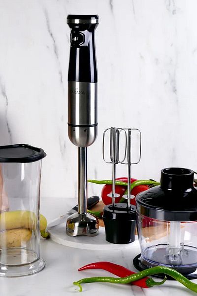 Karaca Set blender Inox Negru